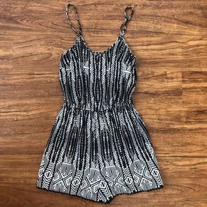 Mossimo Black & White Romper